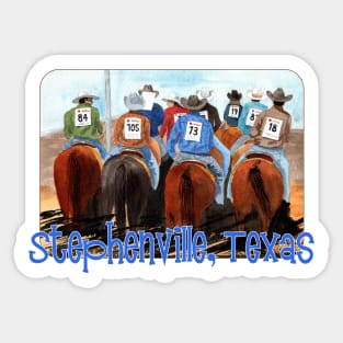 Stephenville, Texas Rodeo Sticker